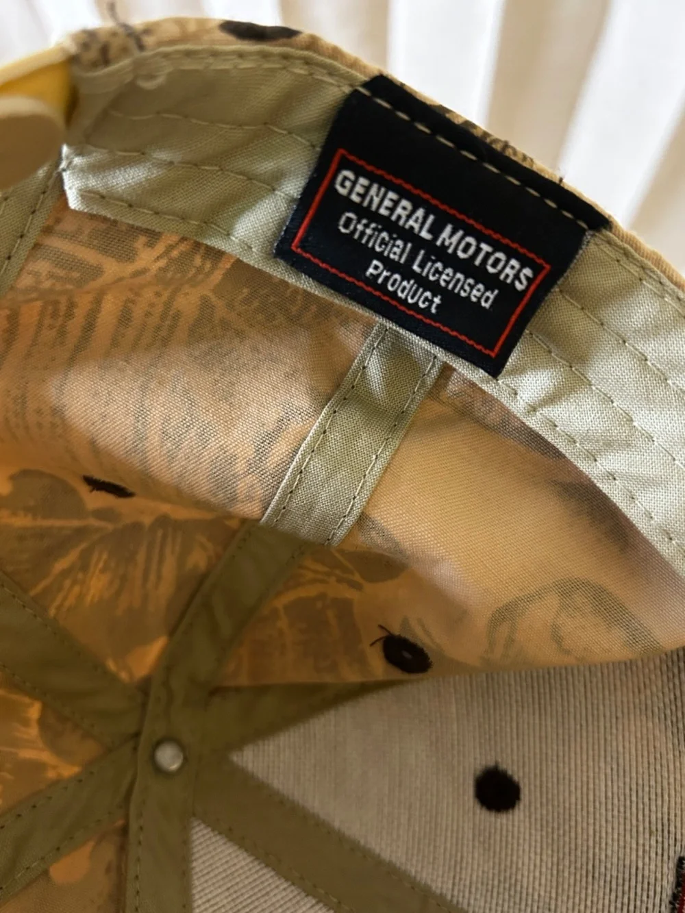 General Motors Chevrolet Camouflage Baseball Cap